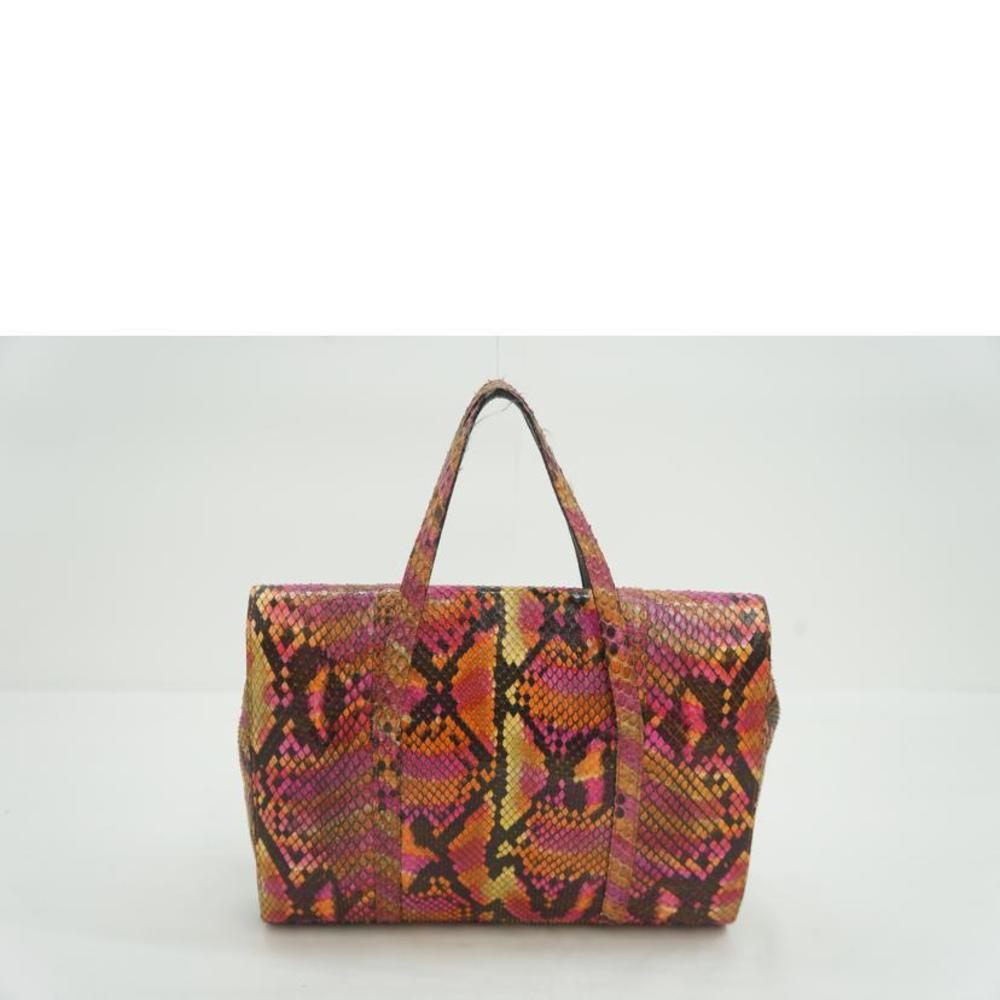 Chanel Handbag Flap CC Mark Coco Python Black